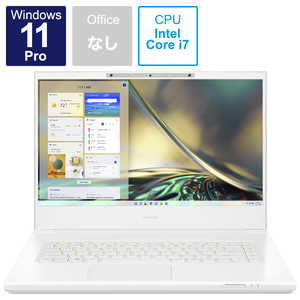 ACER エイサー ノートパソコン Concept D7 SpatialLabs Edition The White  CN715-73G-SL76Z