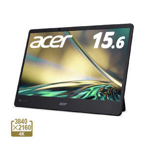 ACER エイサー PCモニター SpatialLabs View Pro ブラック [15.6型 /4K(3840×2160） /ワイド] ASV15-1BP