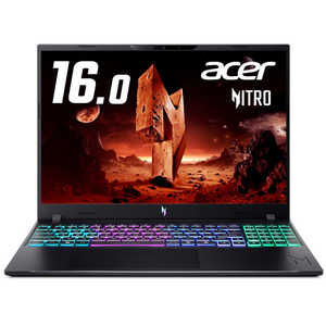 ACER エイサー ゲーミングノートパソコン Nitro V [ Copilot+ PC / 16型 / Win11 Home / Ryzen AI 7 / メモリ32GB ] ANV16A71N73Z56