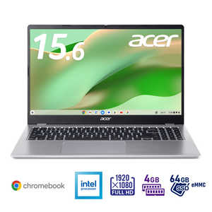 ACER  Ρȥѥ Chromebook 315 [ 15.6 / Chrome OS / N150 / 4GB / eMMC64GB ] CB315-6H-A14P