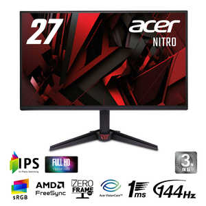ACER エイサー ゲーミングモニター［27型 / フルHD(1920×1080) / ワイド / 144Hz］ VG270P6bmipx