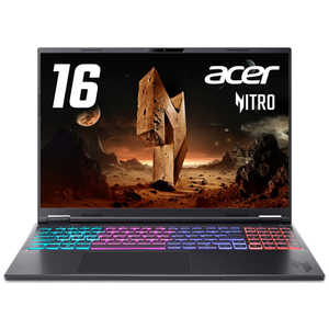 ACER GCT[ Q[~Om[gp\R Nitro [ RTX5070Ti / 16^ / Win11 Home / Ryzen AI 7 / 16GB / SSD1TB / pŃL[{[h ] AN16S-61-A76Z57T/