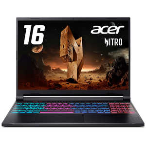 ACER GCT[ Q[~Om[gp\R Nitro [ RTX5060 / 16^ / Win11 Home / Ryzen 7 / 16GB / SSD512GB / pŃL[{[h ] ANV16S-41-A76Y56/E