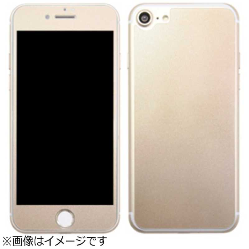 藤本電業 藤本電業 iPhone 7用　ラメ入り強化保護ガラス （両面セット）　ゴールド　Gi7-SC01GD GI7SC01GD GI7SC01GD