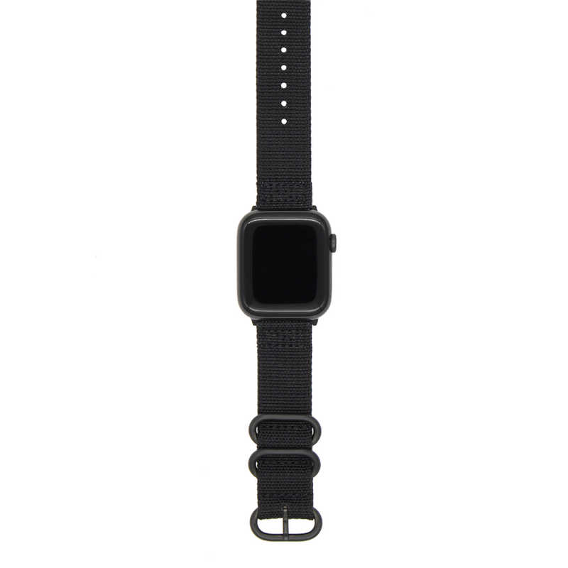 藤本電業 藤本電業 Apple Watch 44/42mm ナイロンバンド WAB-03BK44 ブラック WAB-03BK44 ブラック