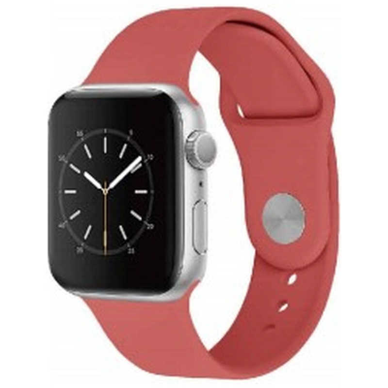 藤本電業 Apple Watch40 38ミリ用 WAB-05RS40 ローズ シリコンバンド