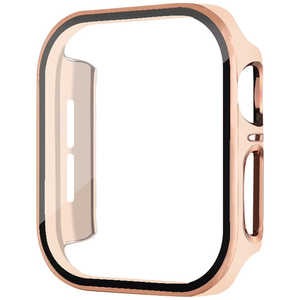 藤本電業 AppleWatch40mmガラスフィルム一体型ケース ゴールドラインピンク ピンク WAC-02GPK40 藤本電業 AppleWatch40mmガラスフィルム一体型ケース ゴールドラインピンク ピンク WAC-02GPK40
