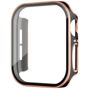 藤本電業 AppleWatch44mmガラスフィルム一体型ケース ゴールドラインブラック ブラック WAC-02GBK44 藤本電業 AppleWatch44mmガラスフィルム一体型ケース ゴールドラインブラック ブラック WAC-02GBK44