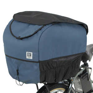オオクボ MA-D8R-600PT 後カゴ用ペットinカゴカバー オールドブルー MA_D8R_600PT
