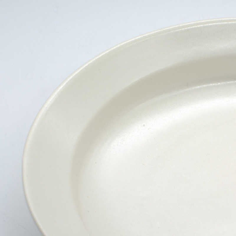 AITO製作所 AITO製作所 カレット Cullet 楕円 カレー皿 パスタ皿 ボウル 鉢 約24×19cm 木製スプーン付 ホワイト 白 111108 111108