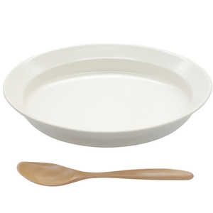 AITO製作所 カレット Cullet 楕円 カレー皿 パスタ皿 ボウル 鉢 約24×19cm 木製スプーン付 ホワイト 白 111108 AITO製作所 カレット Cullet 楕円 カレー皿 パスタ皿 ボウル 鉢 約24×19cm 木製スプーン付 ホワイト 白 111108