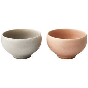 AITO製作所 カレット Cullet サラダボウル 鉢 皿 約13cm ペアセット(2個入り) グレー/ピンク 113508 AITO製作所 カレット Cullet サラダボウル 鉢 皿 約13cm ペアセット(2個入り) グレー/ピンク 113508
