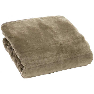 広電 電気毛布 掛け 敷き 188×130cm グレイジュ CWB802R-HD 広電 電気かけしき毛布 [ 188×130cm / 掛・敷毛布 ] グレイジュ