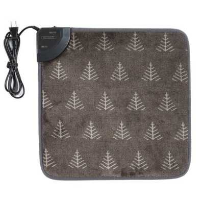広電 ホットマット 電気マット 40×40cm 正方形 フランネル ツリー柄