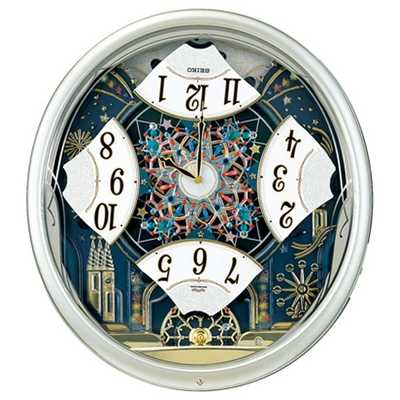 セイコー 電波からくり時計 シルバー シルバー RE561H の通販