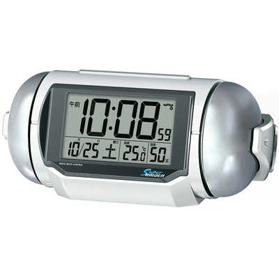 セイコー 電波目覚まし時計 スーパーライデン NR523W の通販