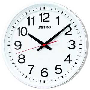 セイコー SEIKO 掛け時計 「教室の時計」 白 KX236W