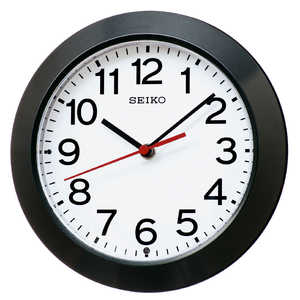  セイコー SEIKO 電波掛け時計 黒メタリック KX241K