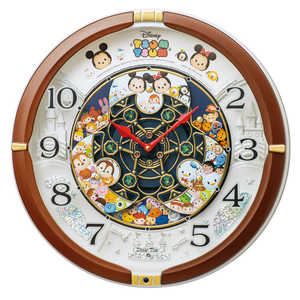 セイコー からくり掛け時計「Disney Time(ディズニータイム)」 FW588B 茶メタリック セイコー からくり掛け時計「Disney Time(ディズニータイム)」 FW588B 茶メタリック