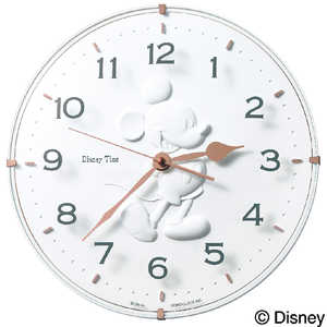 セイコー 掛け時計 Disney Time(ディズニータイム)ミッキー 白 FW589W