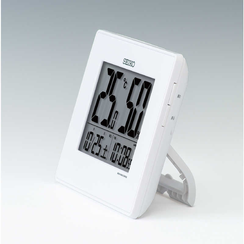 セイコー セイコー 電波デジタル時計 【温度･湿度メイン表示】 白 SQ798W SQ798W