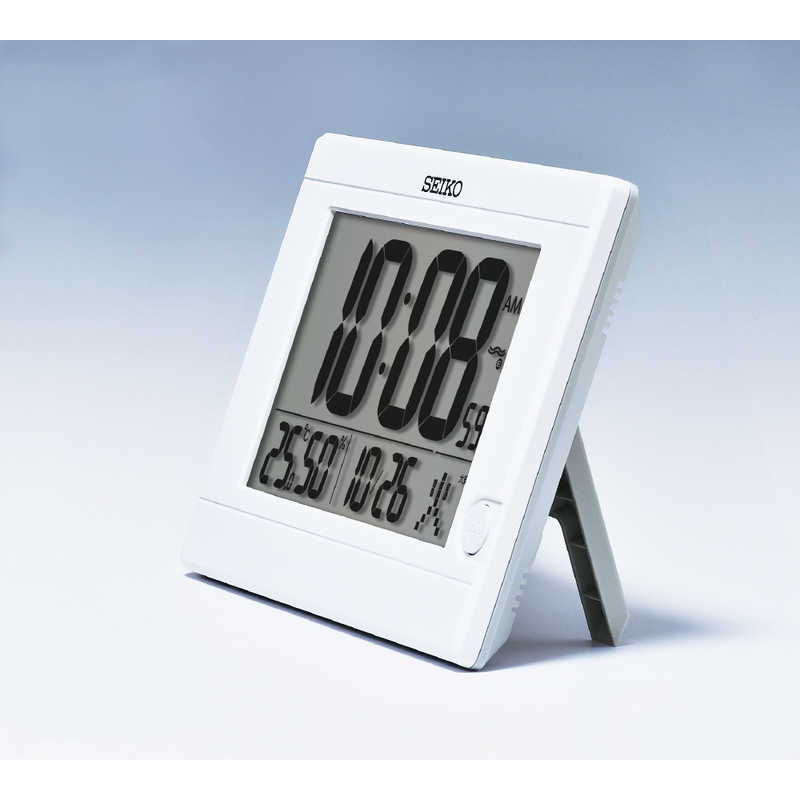 セイコー セイコー 掛け置き兼用時計 【温度・湿度表示つき】 SQ447W SQ447W
