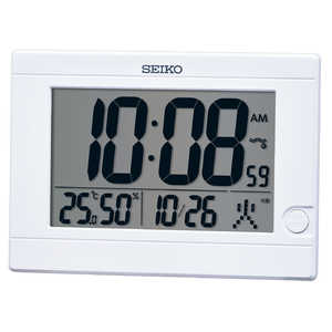 セイコー 掛け置き兼用時計 【温度・湿度表示つき】 SQ447W