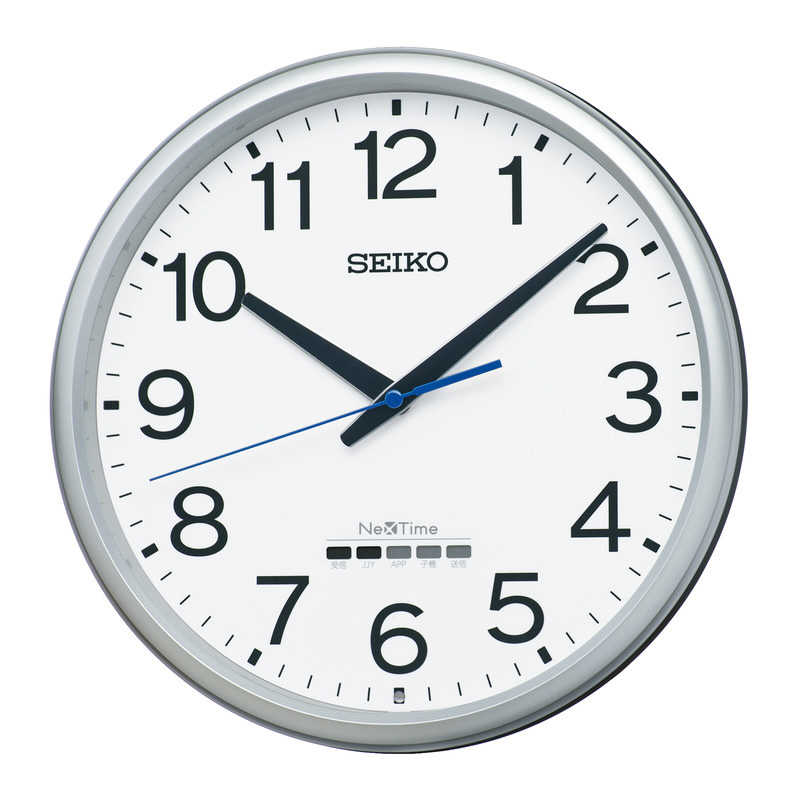 セイコー セイコー 掛け時計 ネクスタイム 銀色メタリック [電波自動受信機能有] ZS254S ZS254S