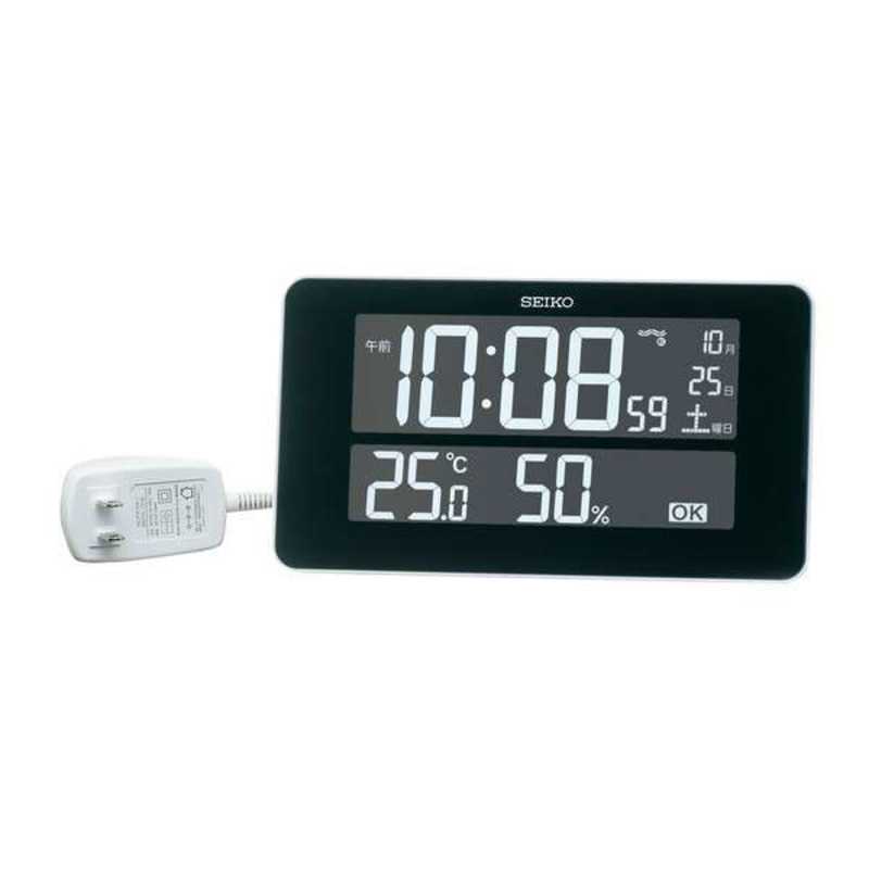 セイコー セイコー 掛け置き兼用時計(交流式デジタル（白色LED表示）)　白 DL217W DL217W