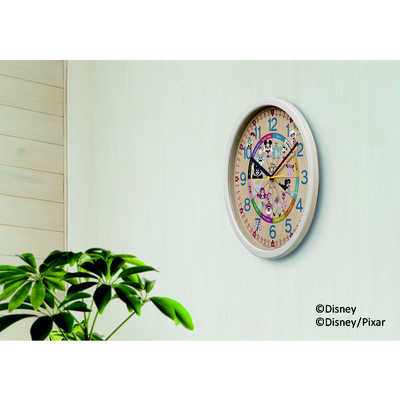セイコー 掛け時計 (ディズニー100周年記念限定モデル) アイボリー