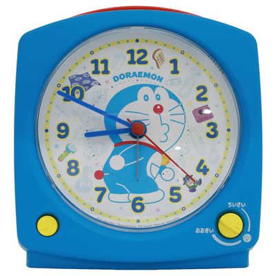 セイコー おしゃべり目ざまし時計 (ドラえもん) ［アナログ］ 青