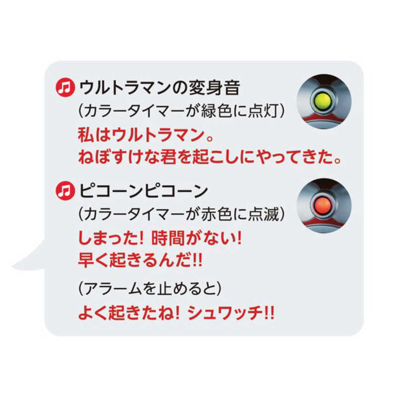 セイコー セイコー ウルトラマン60周年記念目覚まし時計 (ウルトラマン 数量限定モデル) ［アナログ］ JF860A JF860A
