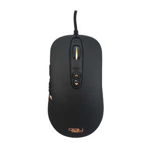 RAY ゲーミングマウス [光学式 /有線 /7ボタン /USB] ブラック RM-3360