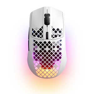 ＜コジマ＞ STEELSERIES ゲーミングマウス Aerox 3 Wireless Snow 2022 EDITION [光学式 /有線/無線(ワイヤレス) /6ボタン /Bluetooth・USB] 62608J画像