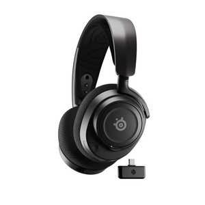 STEELSERIES ゲーミングヘッドセット Arctis Nova 7 ブラック [ワイヤレス(USB-C+USB-A)+有線 /両耳 /ヘッドバンドタイプ] 61553J