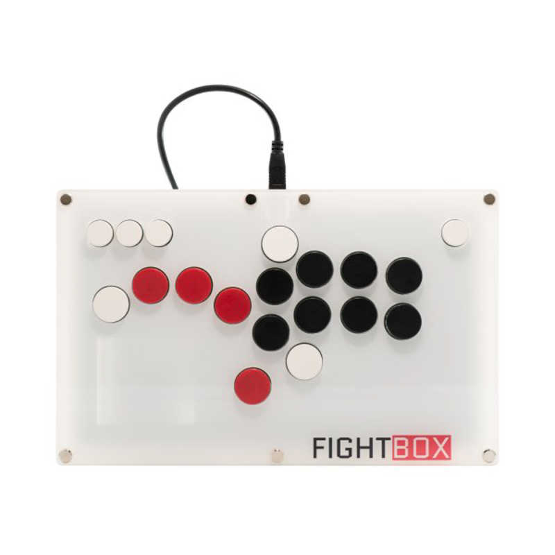 FIGHTBOX FIGHTBOX アーケードコントローラー FightBox B10 ［USB］ ホワイト B10-PC-W B10-PC-W