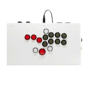 FIGHTBOX アーケードコントローラー ホワイト K10EX-PC FIGHTBOX アーケードコントローラー ホワイト K10EX-PC