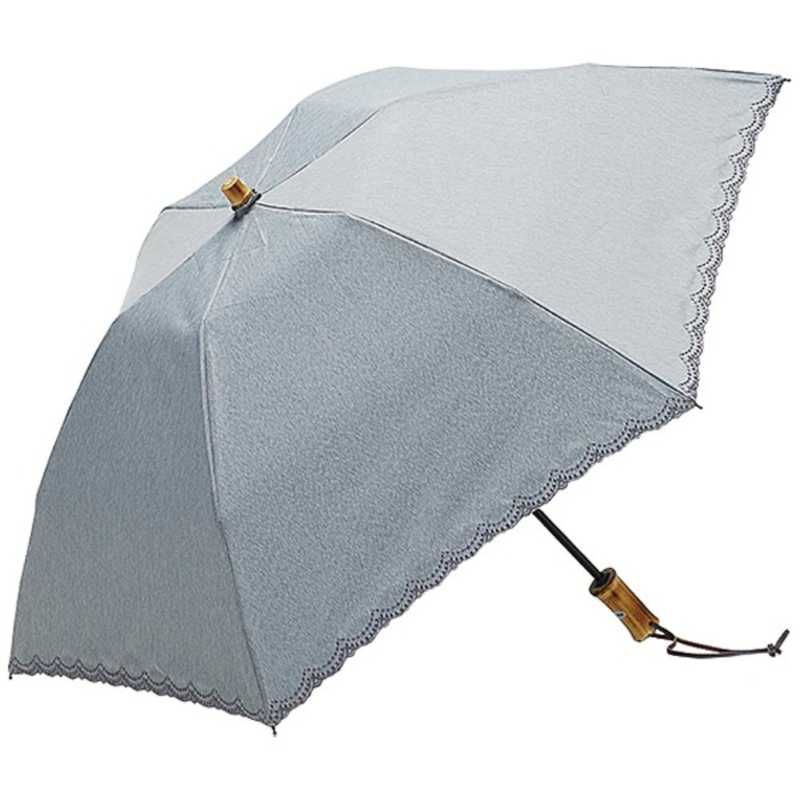 小花柄裏シルバー晴雨兼用傘