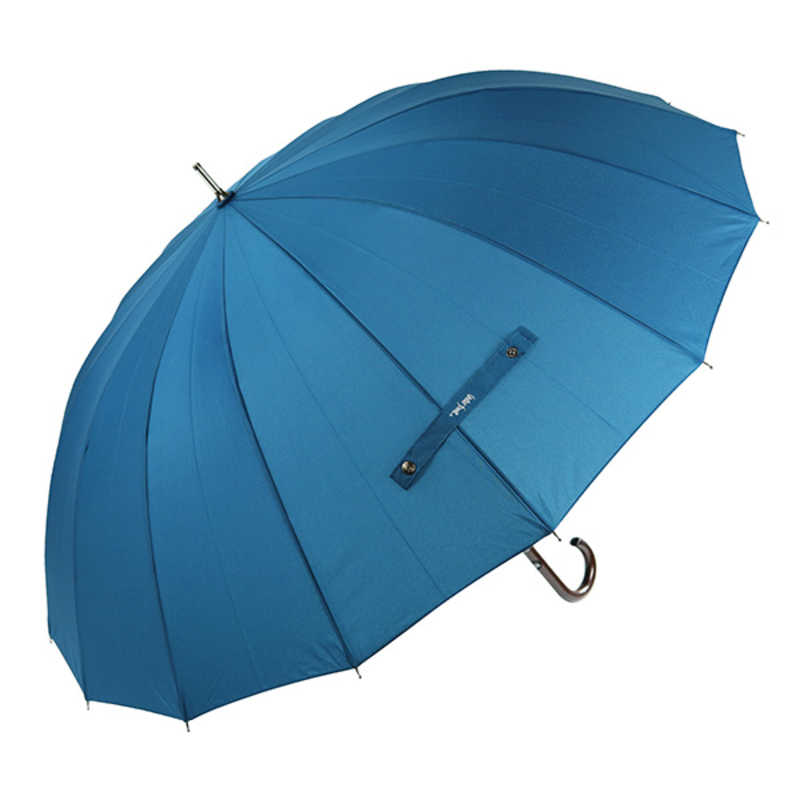 ウォーターフロント ウォーターフロント 16Kムジ65JP ブルー [雨傘 /65cm] U165-0103BL1-BF U165-0103BL1-BF