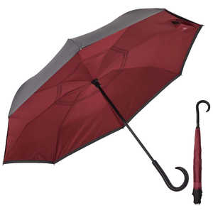 ウォーターフロント Sa傘 ワインレッド [雨傘 /60cm] U160-0393WR1-B1