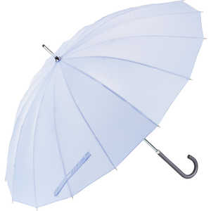 ウォーターフロント 長傘 16K 無地 ［55cm］ ブルー U155-0867BL1-BI