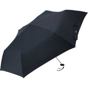 ウォーターフロント 折りたたみ傘 ポケフラット2.0 ［雨傘 /55cm］ ブラック U355-0906BK1-B4