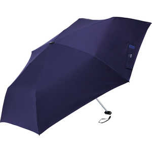 ウォーターフロント 折りたたみ傘 ポケフラット2.0 ［雨傘 /55cm］ ダークネイビー U355-0906DN1-BI