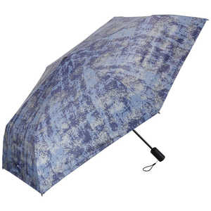 ウォーターフロント 雨傘 日傘 折りたたみ傘 カルオート 反射UVブロック ［晴雨兼用傘 / 55cm］ ネイビー S355-1129NV1-B4