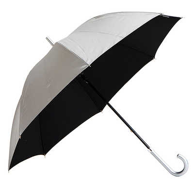 ウォーターフロント 銀行員の日傘60cm シルバー [晴雨兼用傘 /60cm