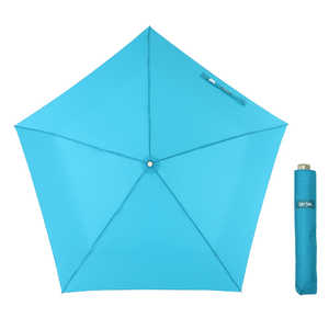 ウォーターフロント 5スタースリムUV三つ折（カラフル）＿青緑2 [晴雨兼用傘 /50cm] U350-0010TQ2-BH