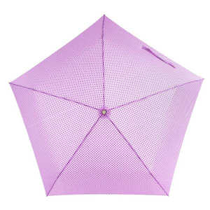 ウォーターフロント 5スターUV（水玉）＿薄紫 [晴雨兼用傘 /50cm] U350-0012LV1-B0