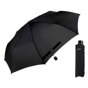 ウォーターフロント 耐風傘（カラフル）＿黒 [雨傘 /55cm] U355-0443BK1-B8