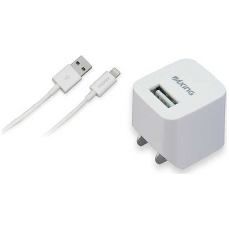 多摩電子工業 多摩電子工業 iPhone/iPod対応AC-USB充電器 +Lightningケーブル 1.2m TA51LUW (ホワイト) TA51LUW (ホワイト)