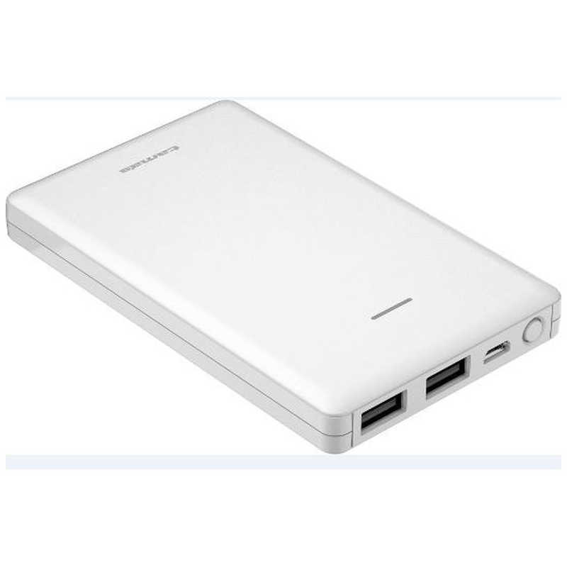 多摩電子工業 多摩電子工業 モバイルバッテリー 6800mA 薄型 ホワイト TL96SAW TL96SAW